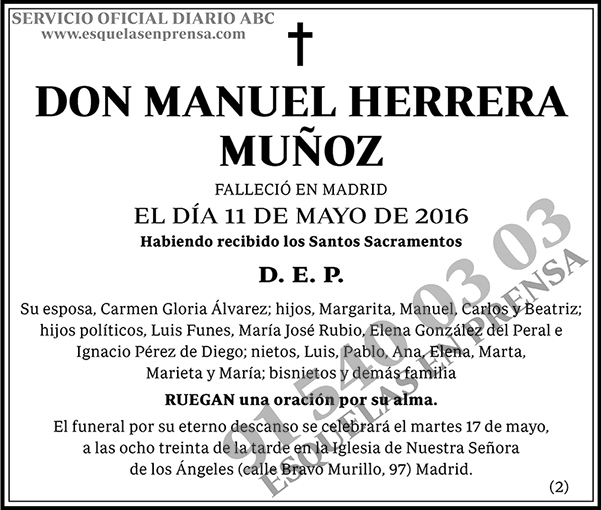 Manuel Herrera Muñoz